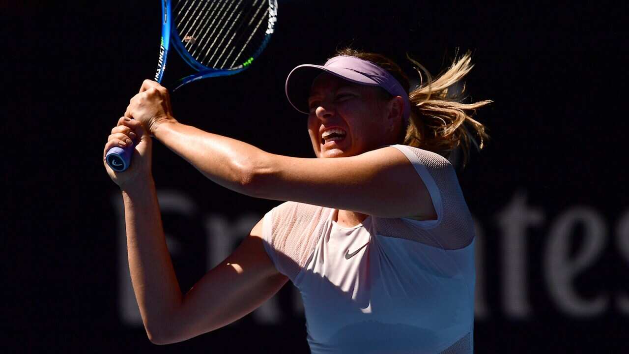 Maria Sharapova THRASHES Anastasija Sevastova to stake Australian Open title claim