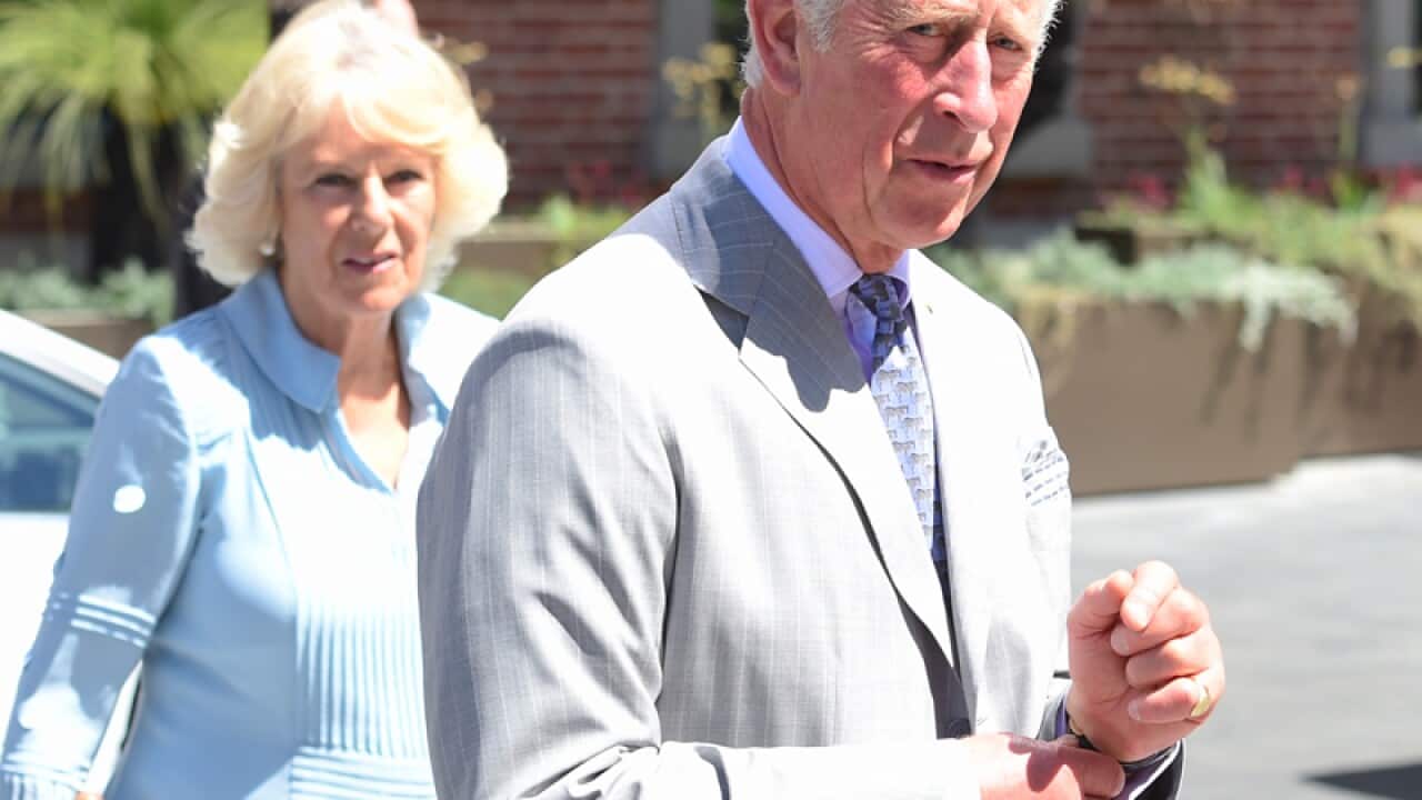 Britain's Prince Charles and his wife, Camilla the Duchess of Cornwall