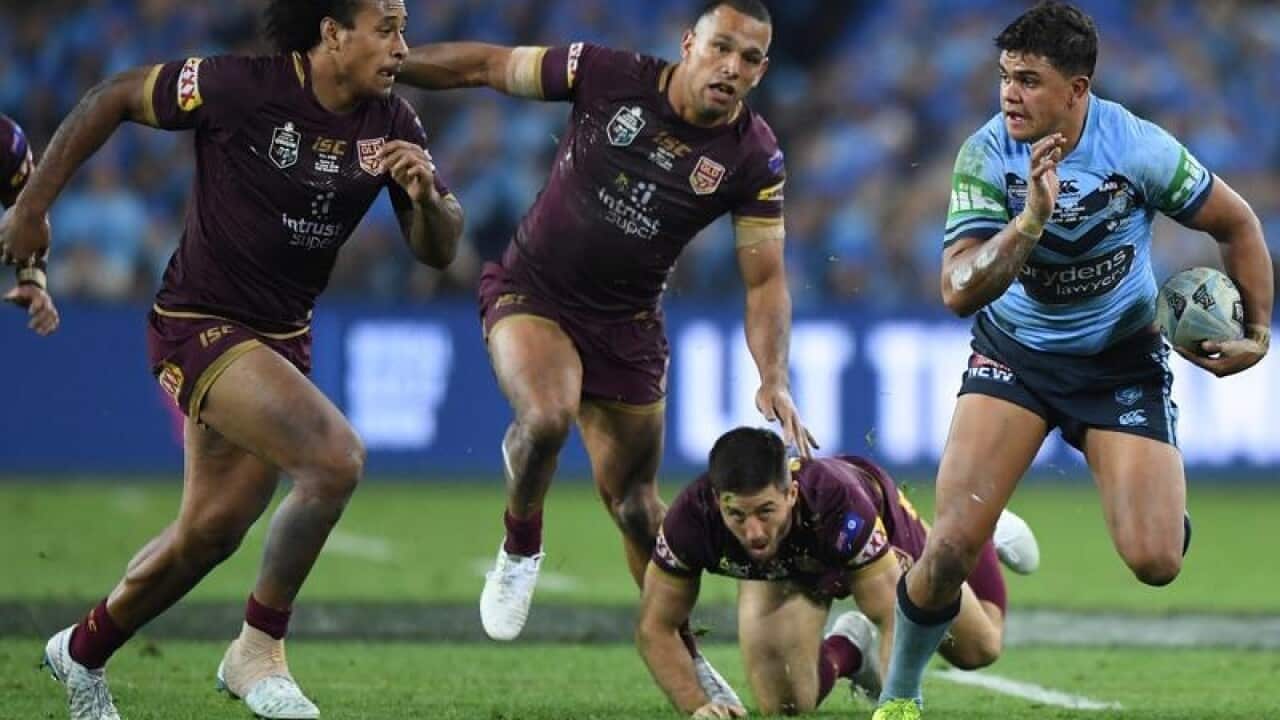 Latrell Mitchell of the Blues.