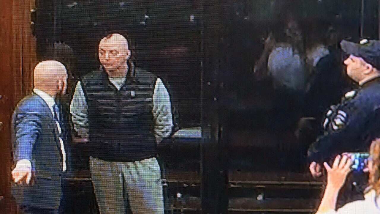 Announcement of the verdict in the case of adviser to the head of Roskosmos, former journalist of the Kommersant newspaper Ivan Safronov, accused of high treason in the Moscow City Court.