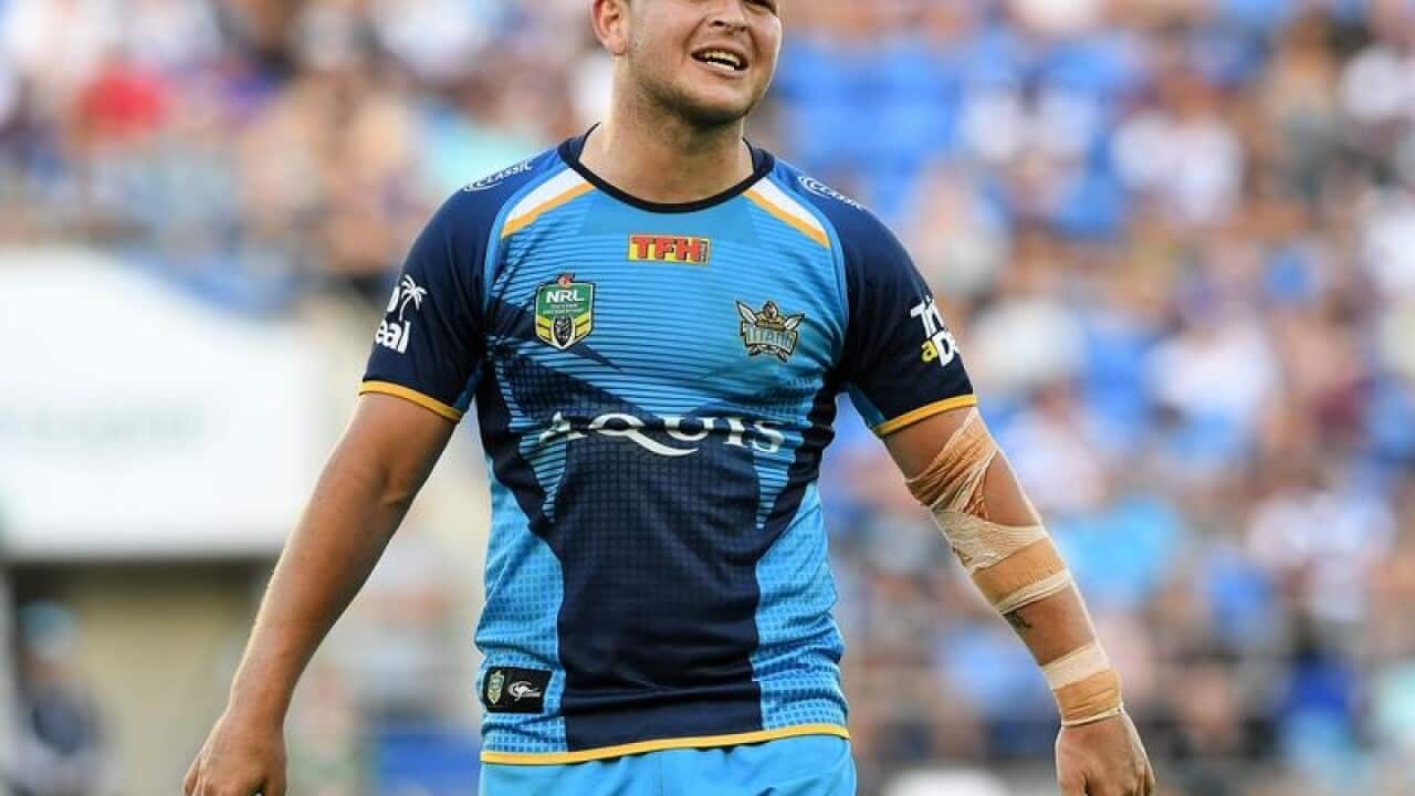 Gold Coast Titans playmaker Ash Taylor