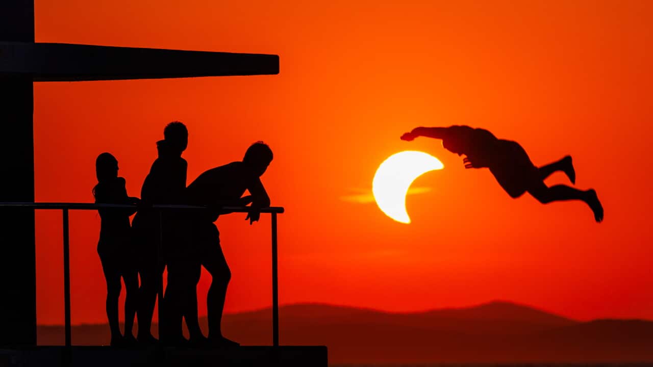 CROATIA-ZADAR-SOLAR ECLIPSE-DIVING