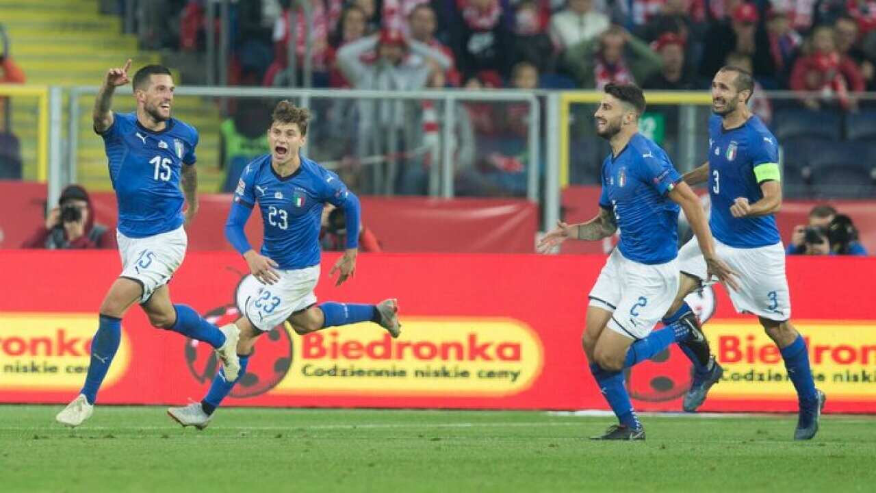 Cristiano Biraghi (ITA), goal, celebration