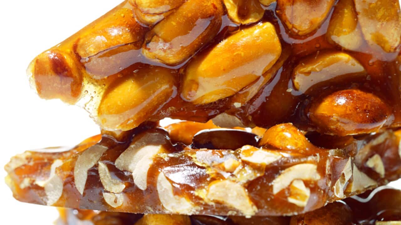 Peanut brittle