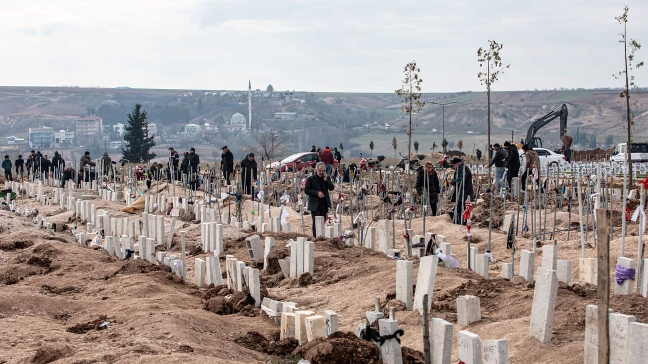 Graves in Adiyaman, Türkiye, reveal the devastating loss of the earthquake.