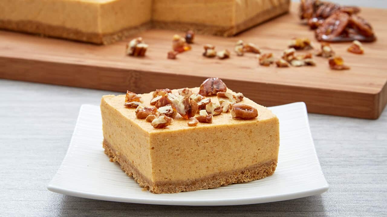 No-bake pumpkin chiffon bars