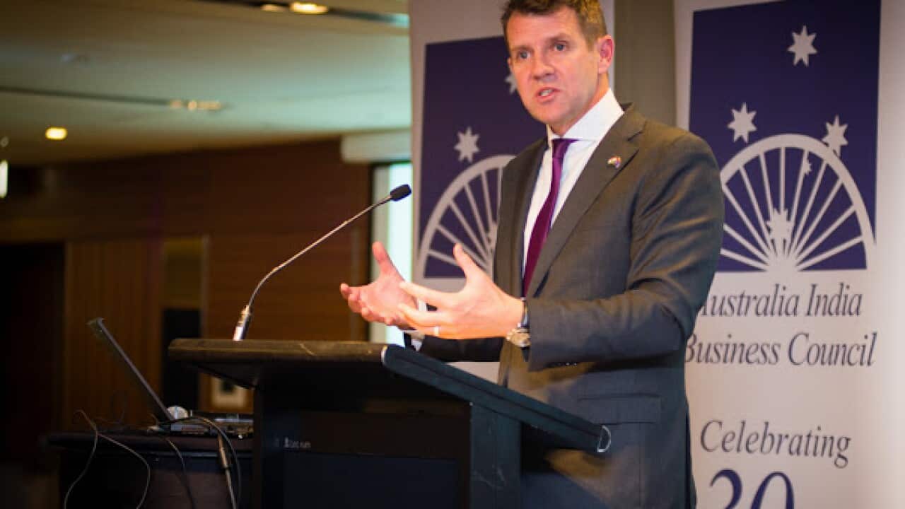 NSW Premier Mike Baird at 30th annual AIBC Dinner