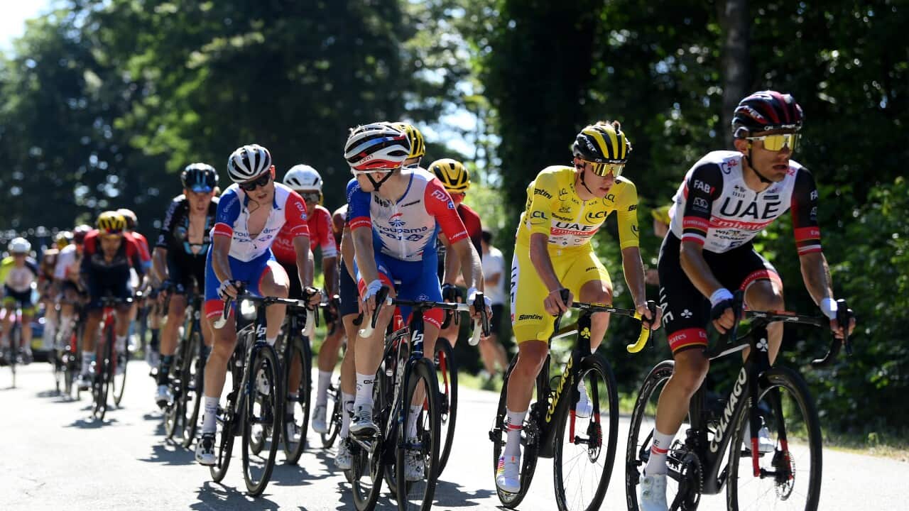 Climbers battle it out during 109th Tour de France 2022 - Stage 7