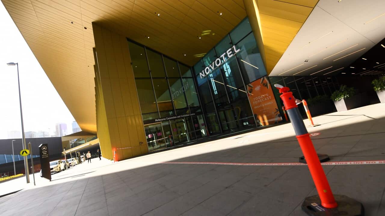 The Novotel Melbourne South Wharf hotel in Melbourne