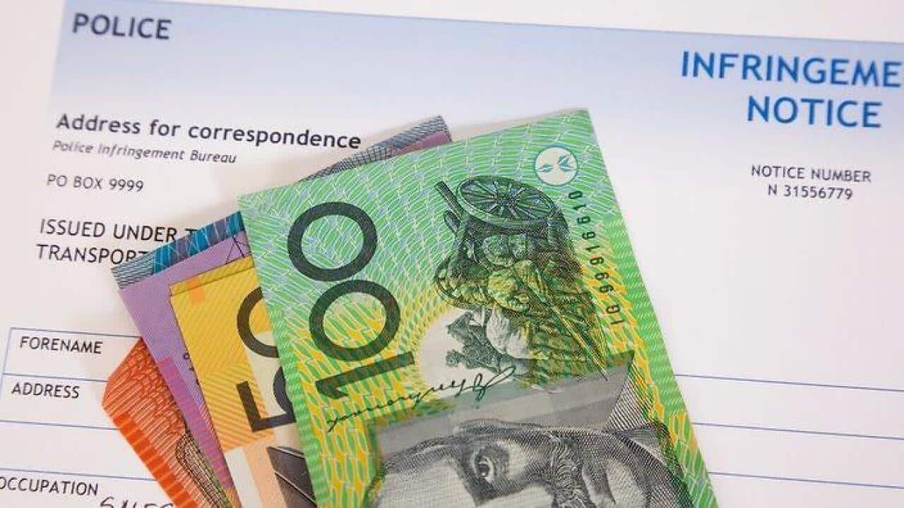 Speed fines in New South Wales.