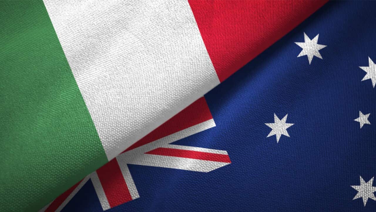 Italian and Australian flags