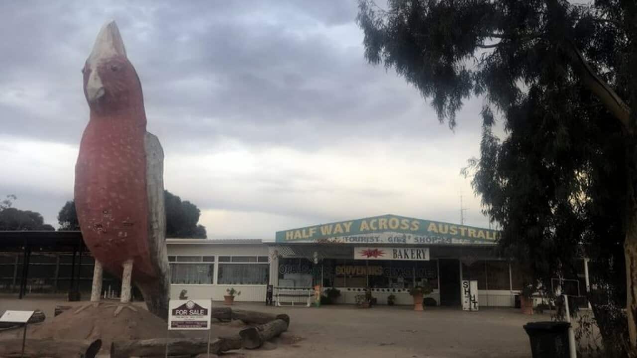 The town of Kimba, halfway across Australia