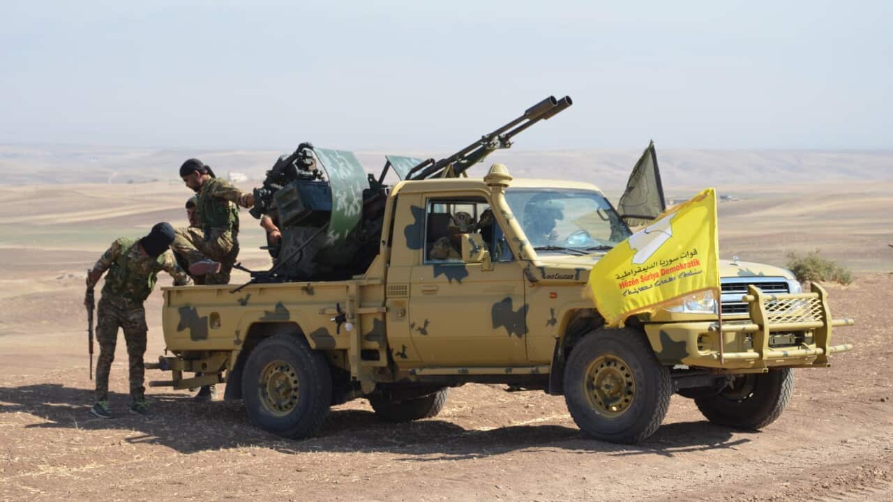 SYRIA USA SDF MILITARY EXERCISE