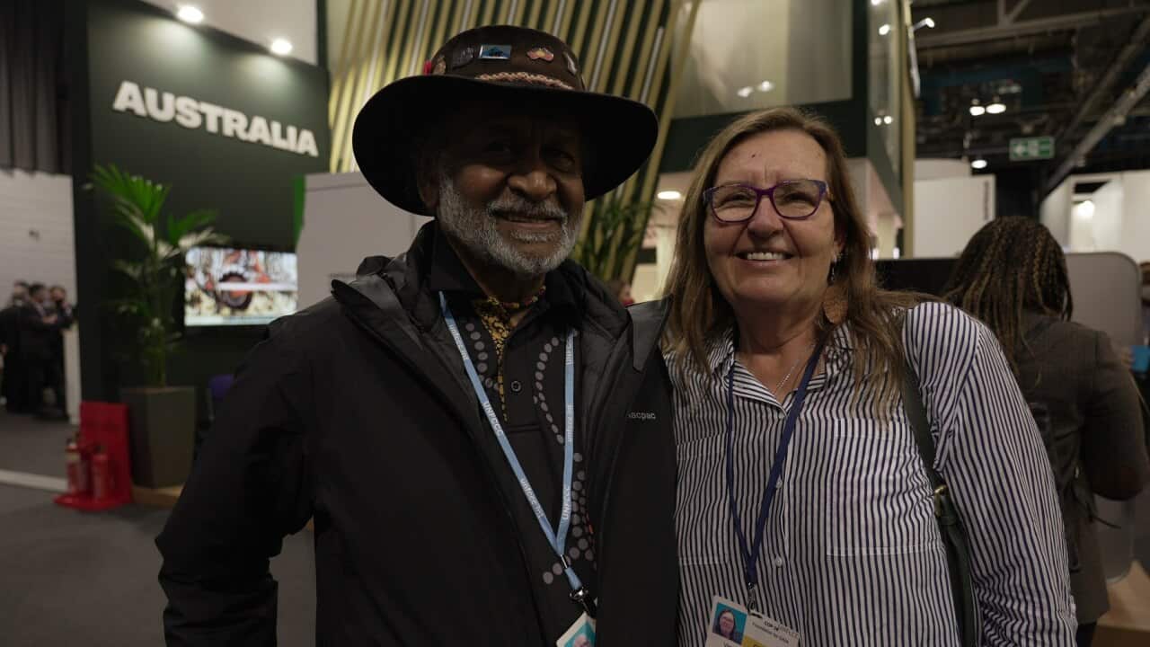 Ray Minniecon (left) and Virginia Marshall