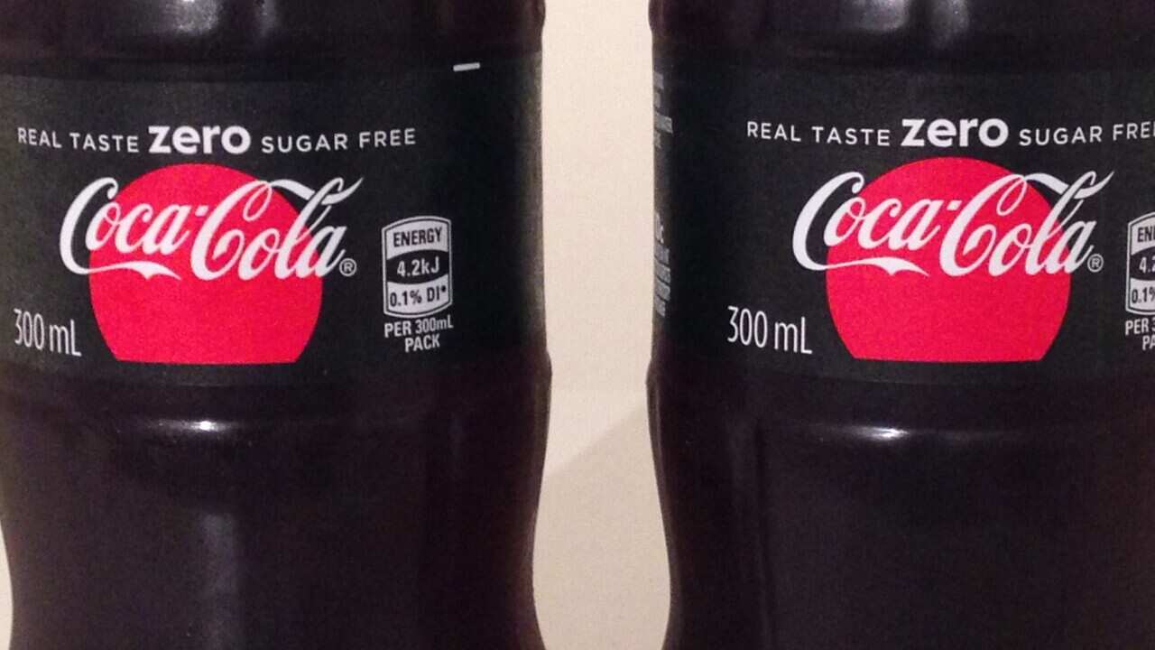 Diet Coke bottles artificial sweeteners