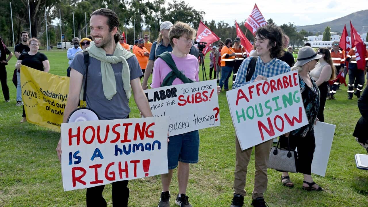 DAVID POCOCK HOUSING RALLY