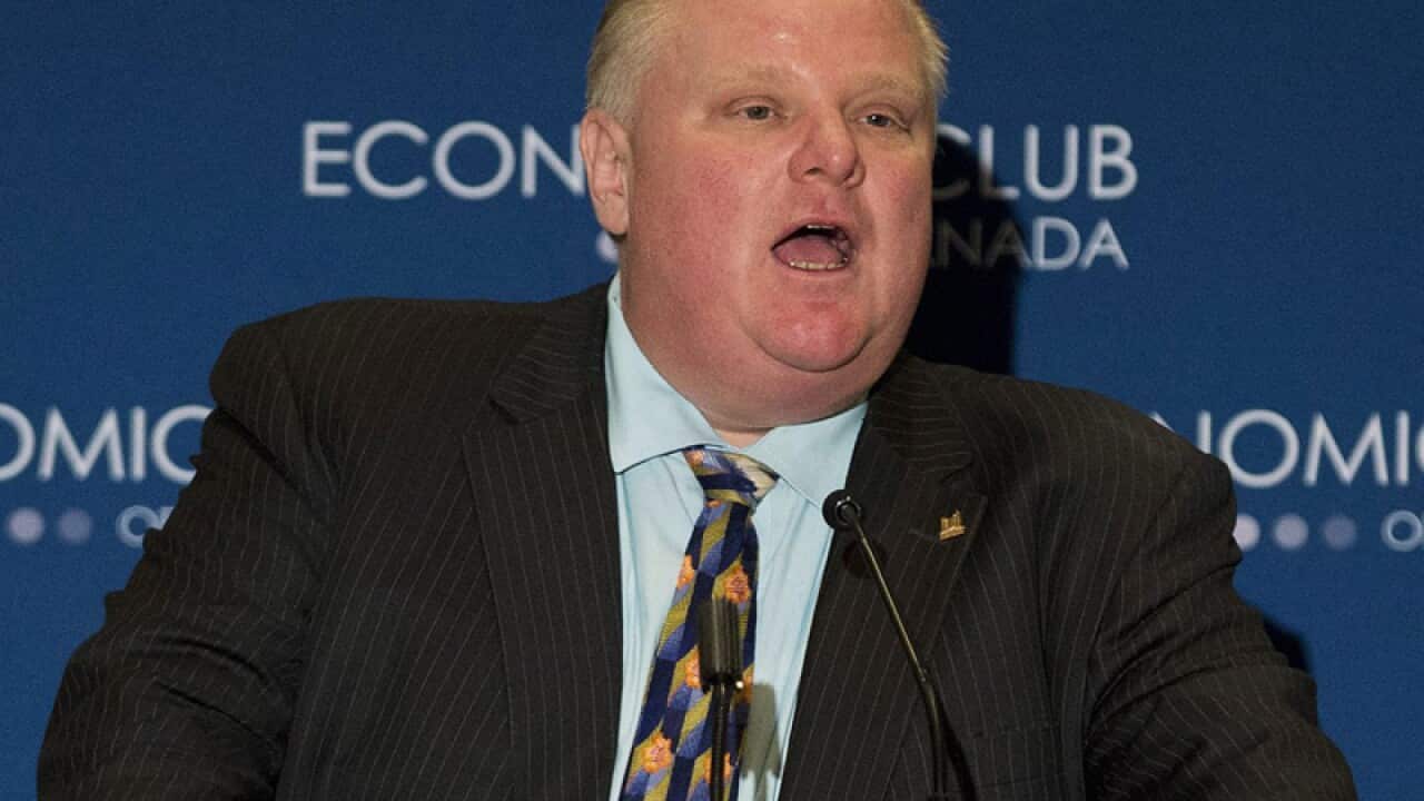 Toronto Mayor Rob Ford