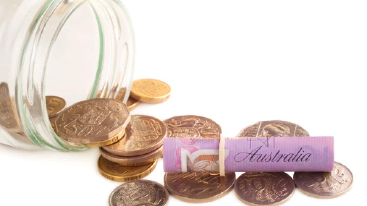 Australian Money and Jar