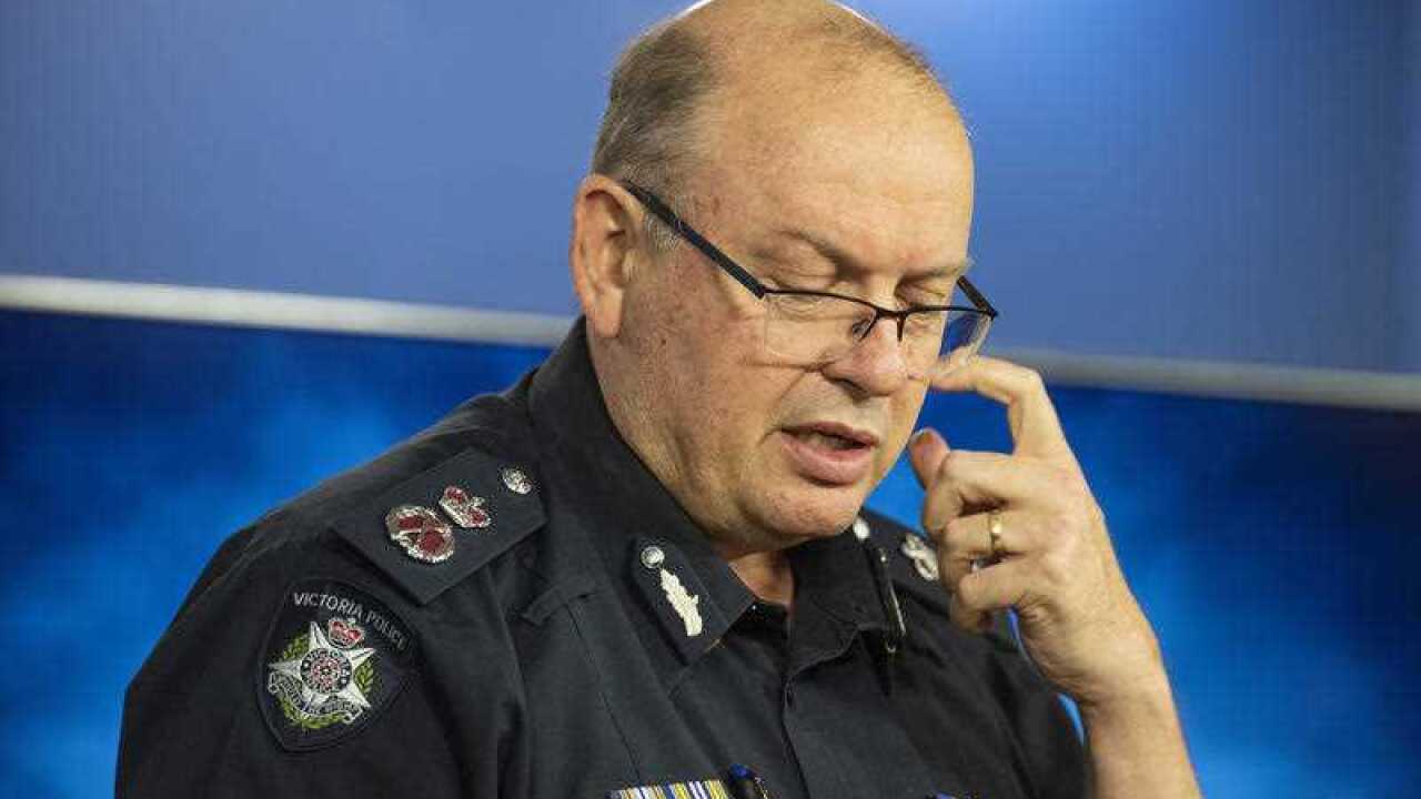 File photo of Victoria Police Chief Commissioner Graham Ashton