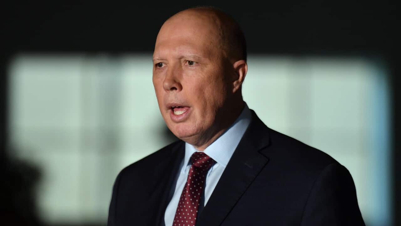 Minister for Home Affairs Peter Dutton.