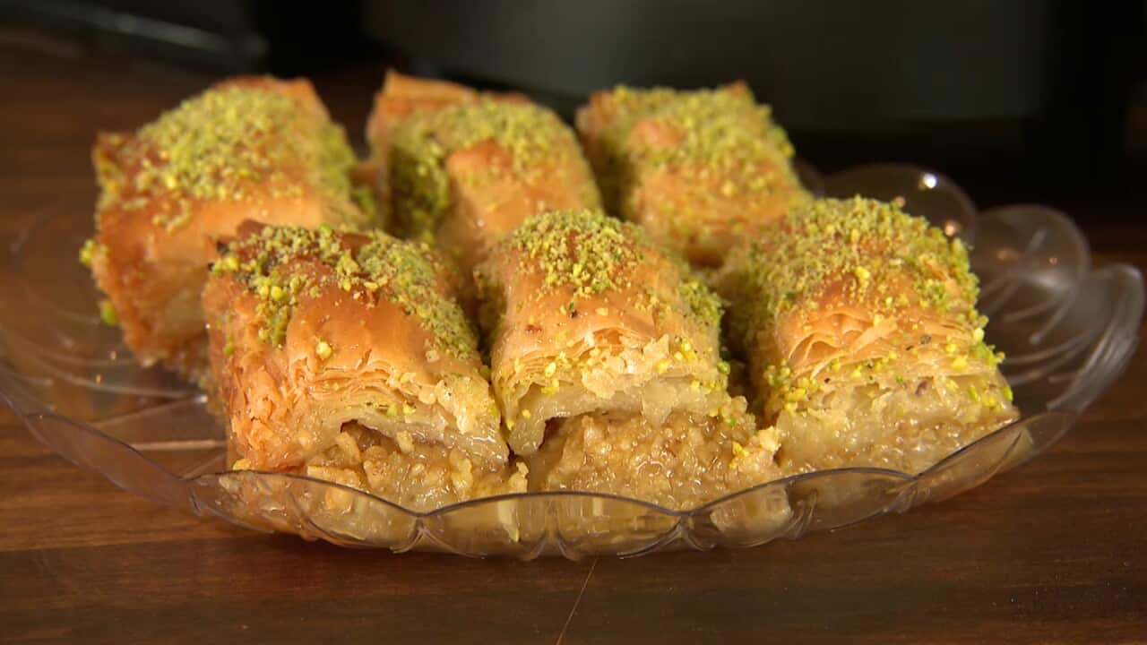 Turkish style baklava