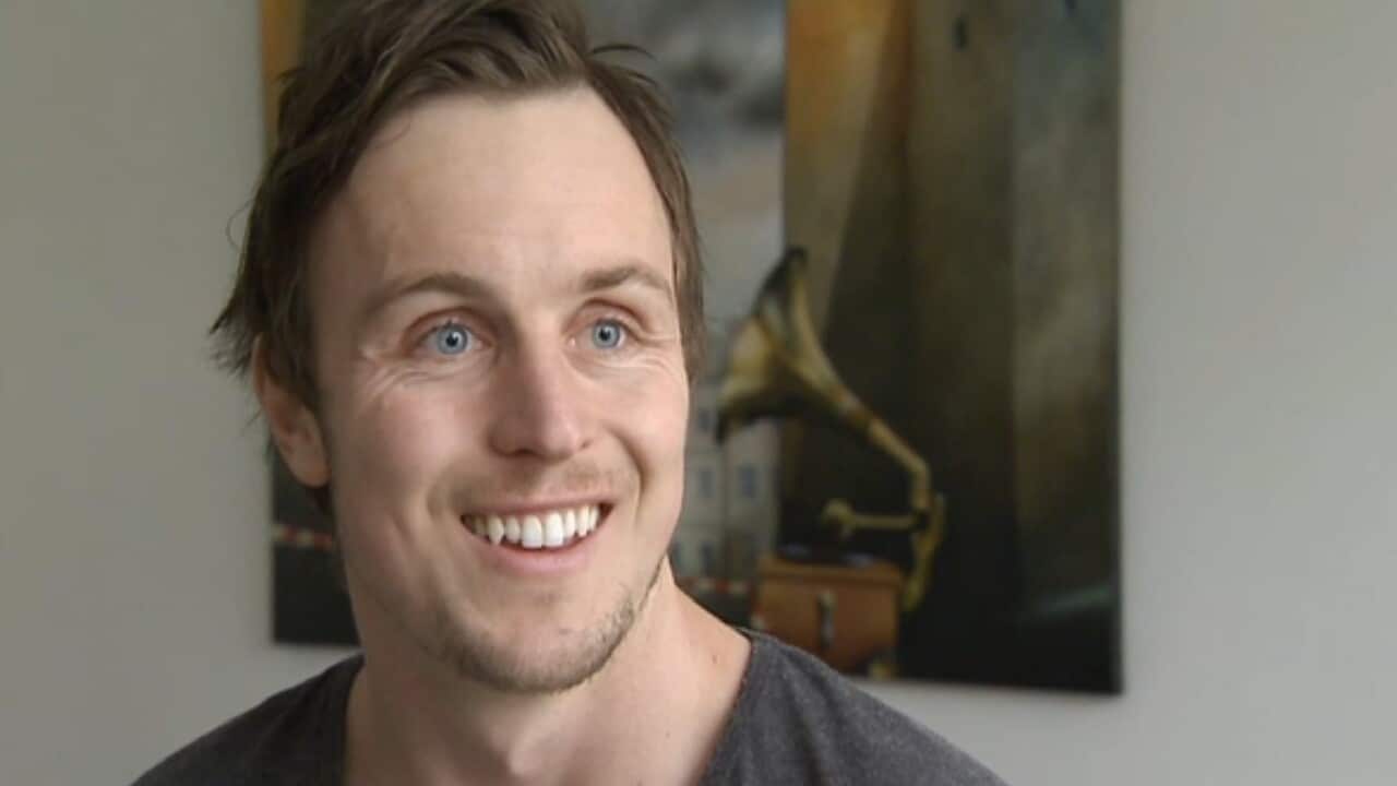 Clint Bartram: "I was pretty much bone on bone throughout my left knee, which ultimately ended my career effectively." (SBS World News)