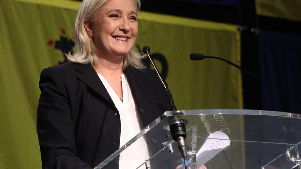 French far-right National Front Party leader, Marine Le Pen