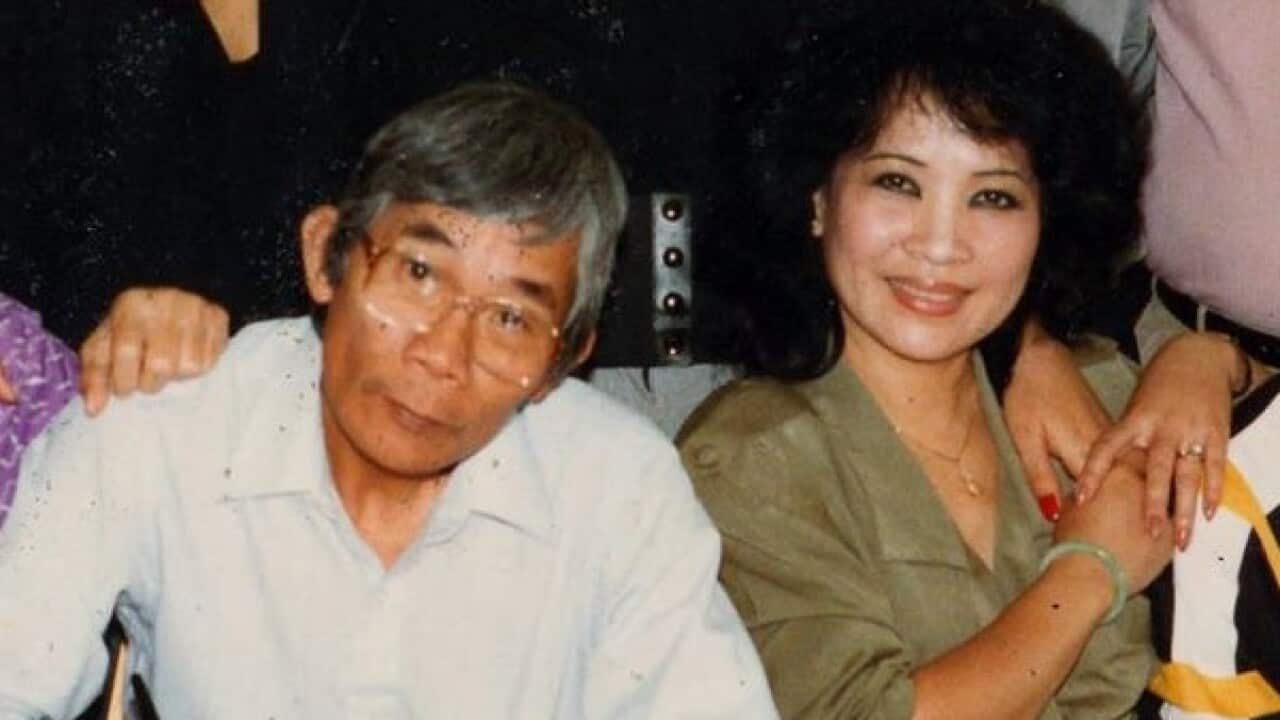 Nhạc sĩ Trầm Tử Thiêng và ca sĩ Thanh Thúy