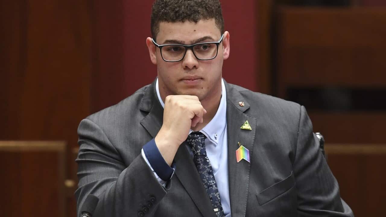 Australian Greens Senator Jordon Steele-John at Parliament House.
