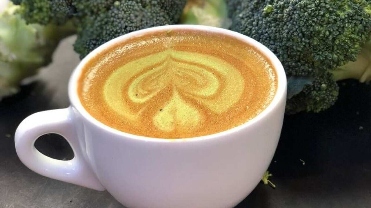 a broccoli latte