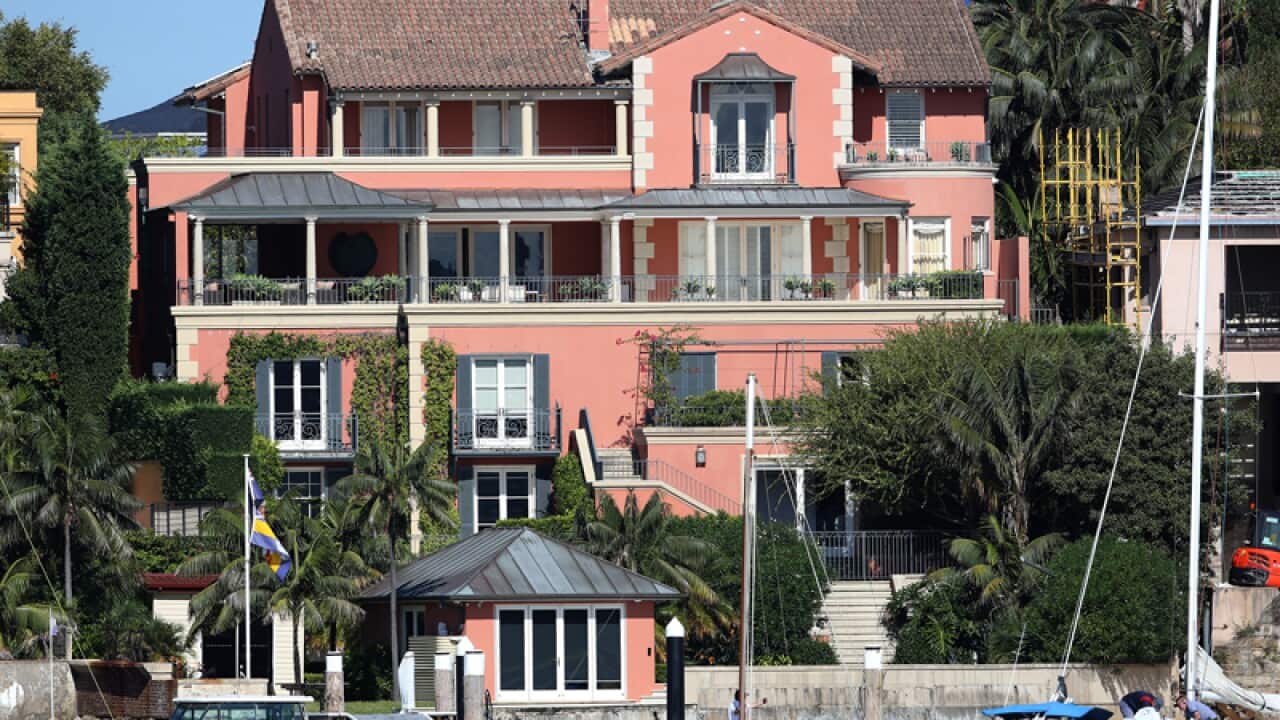 The waterfront home of Australian Prime Minister Malcolm Turnbull