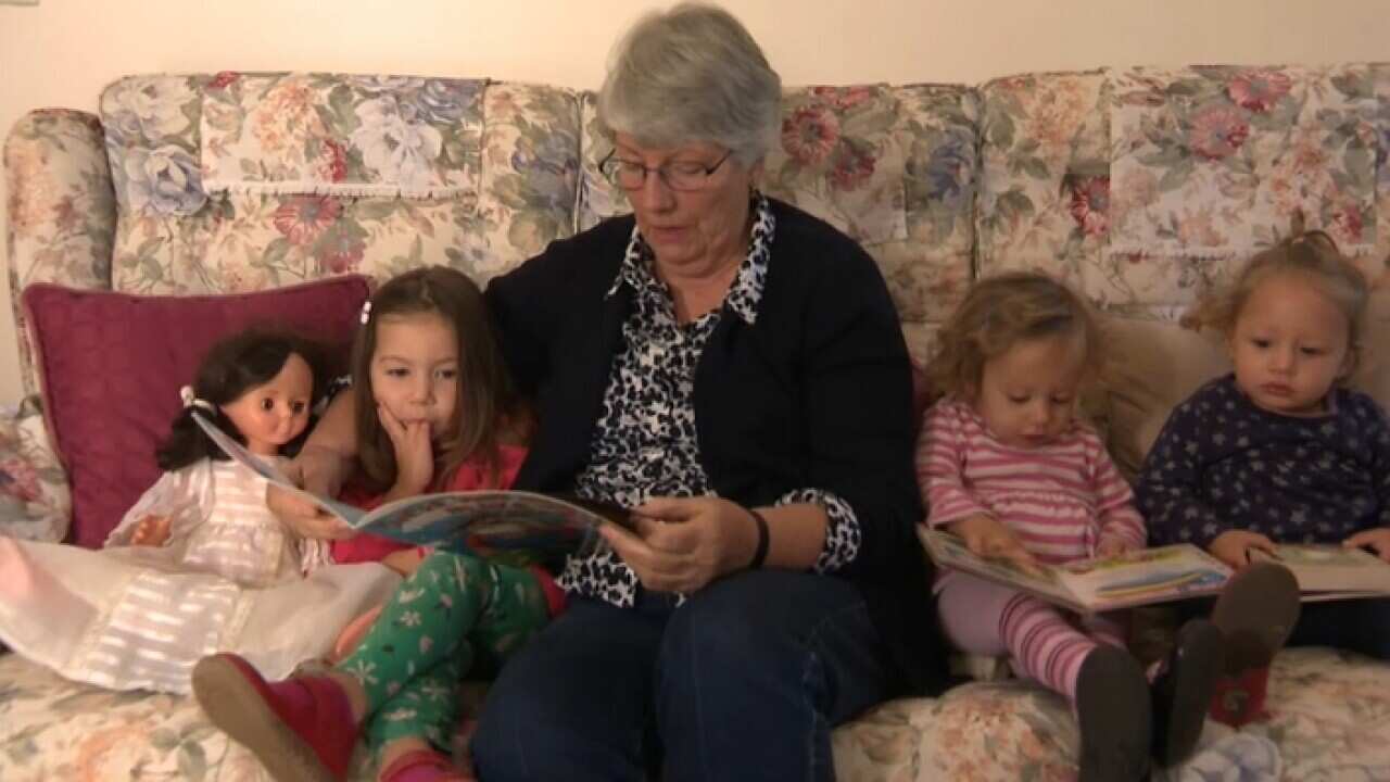 Nana Carey with Lais, Chloe and Saskia (SBS)