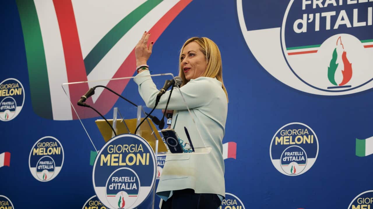 Giorgia Meloni commented the victory of Brothers of Italy at the Italian elections in Rome - 25 Sept 2022