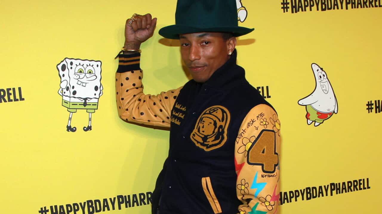 Grammy-winning singer-songwriter Pharrell Williams