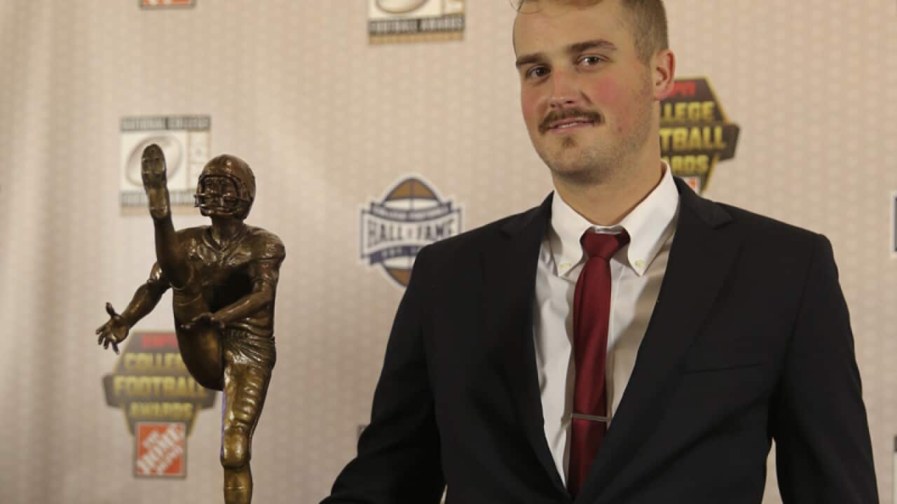 University of Utah punter Tom Hackett