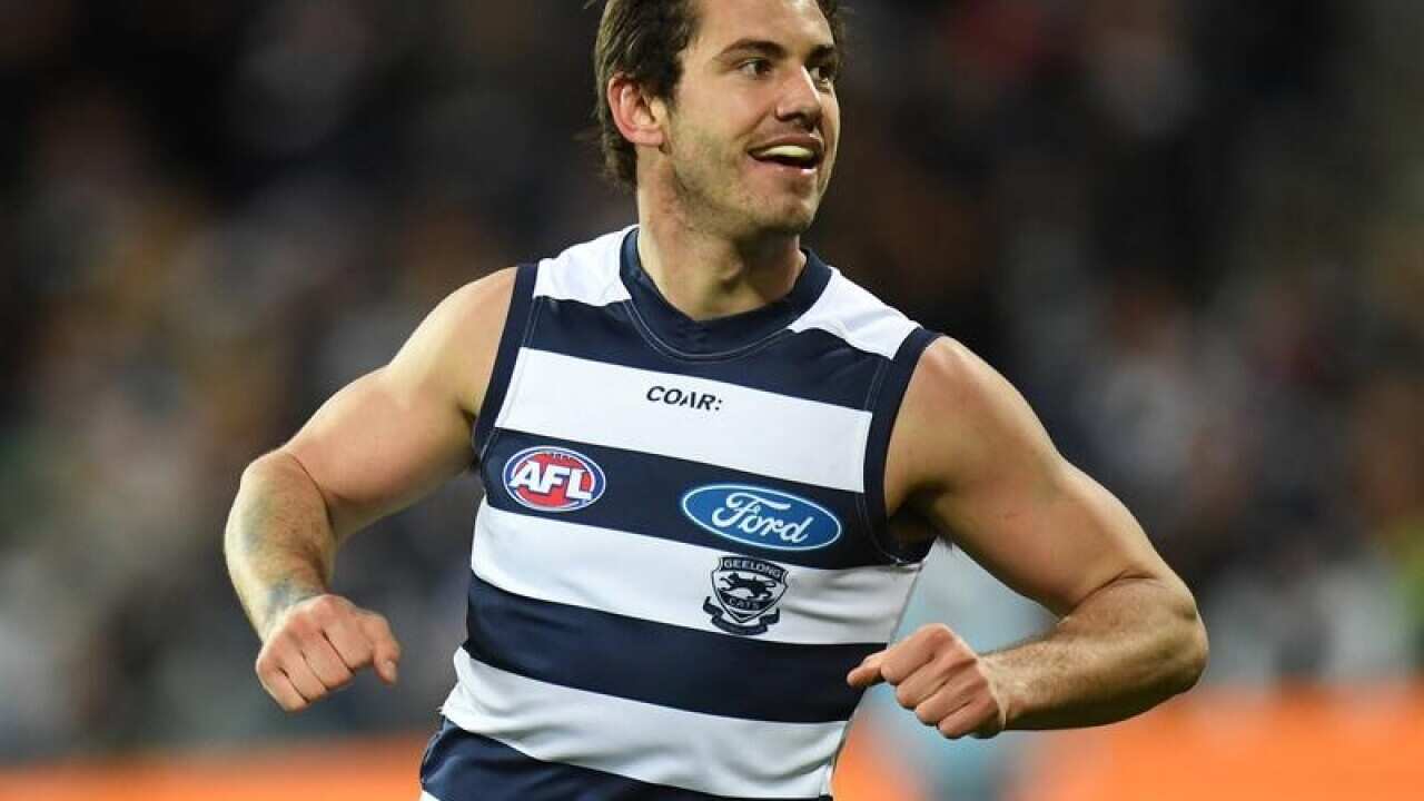 Geelong Cats forward Daniel Menzel
