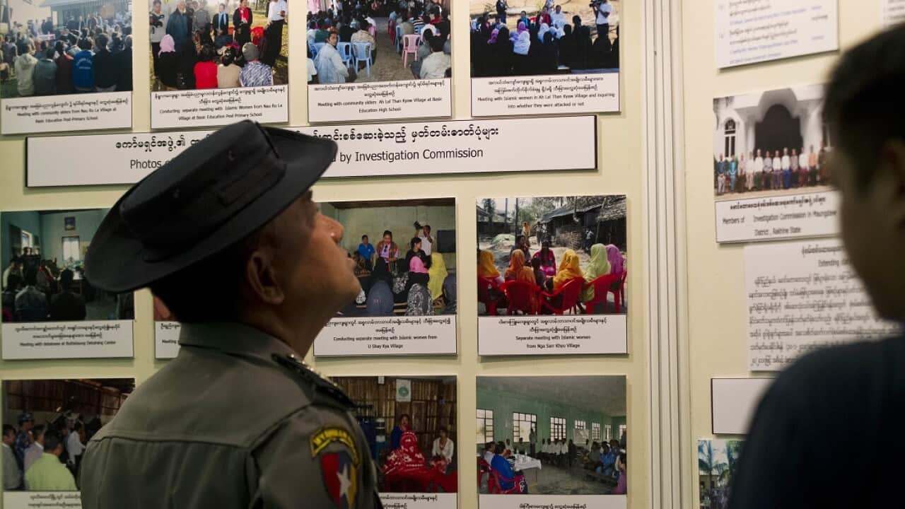 Myanmar police officer