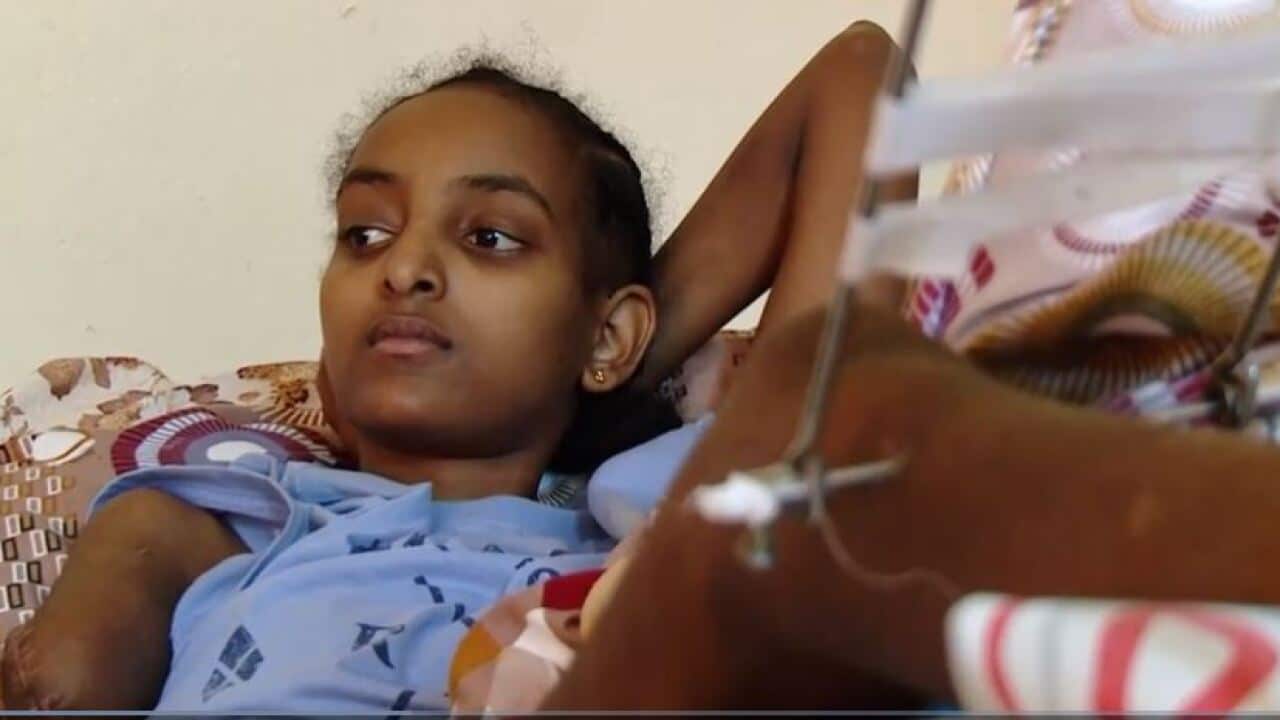 Monalisa a victim of sexual assault in Tigray.