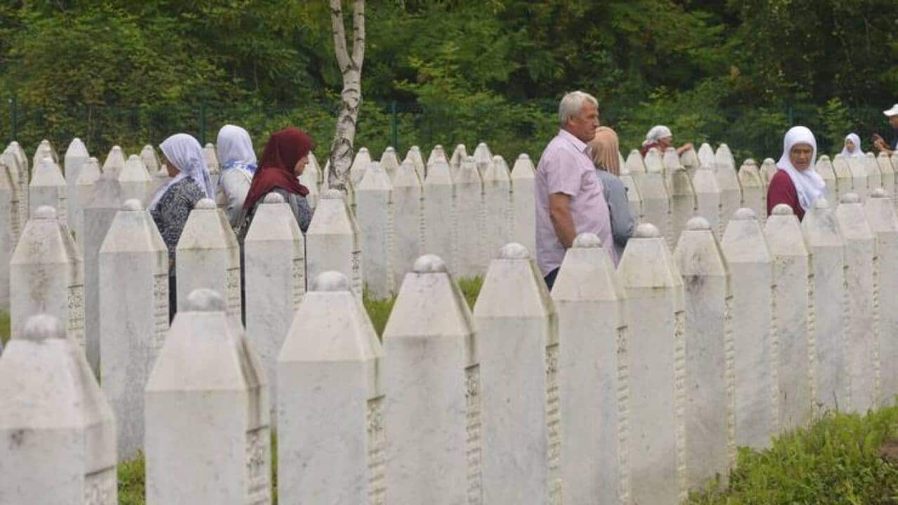 Potocari, Srebrenica, Bosnia and Herzegovina July 11, 2018
