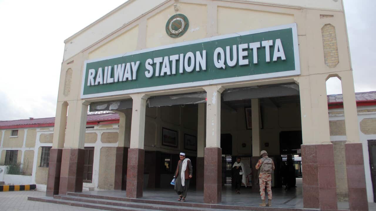 Suspected militants open fire on a passenger train in Sibi, Balochistan province