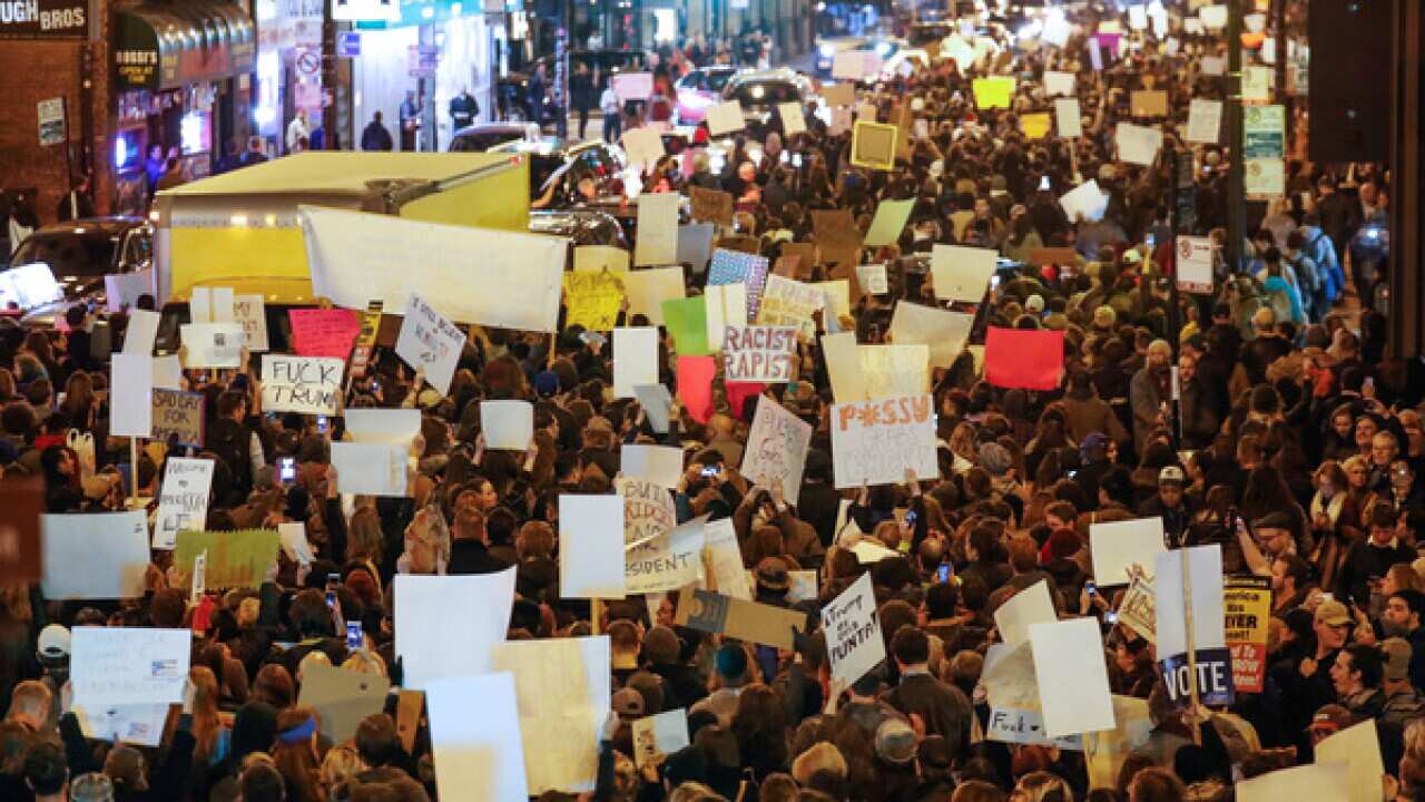 This is the scene in Chicago at the moment.