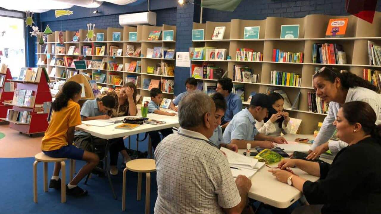 Zahra Mahdi, teacher of Home work Club