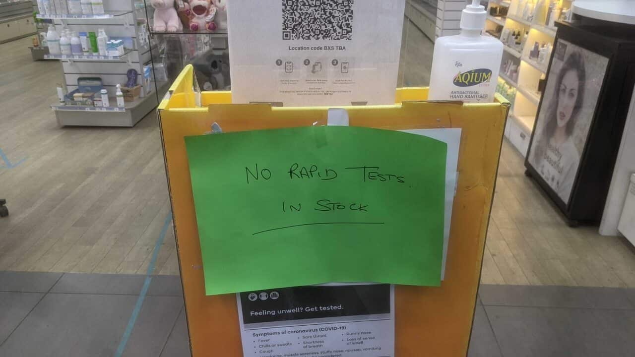 Pharmacies across Australia are struggling to keep up with demand for RATs.