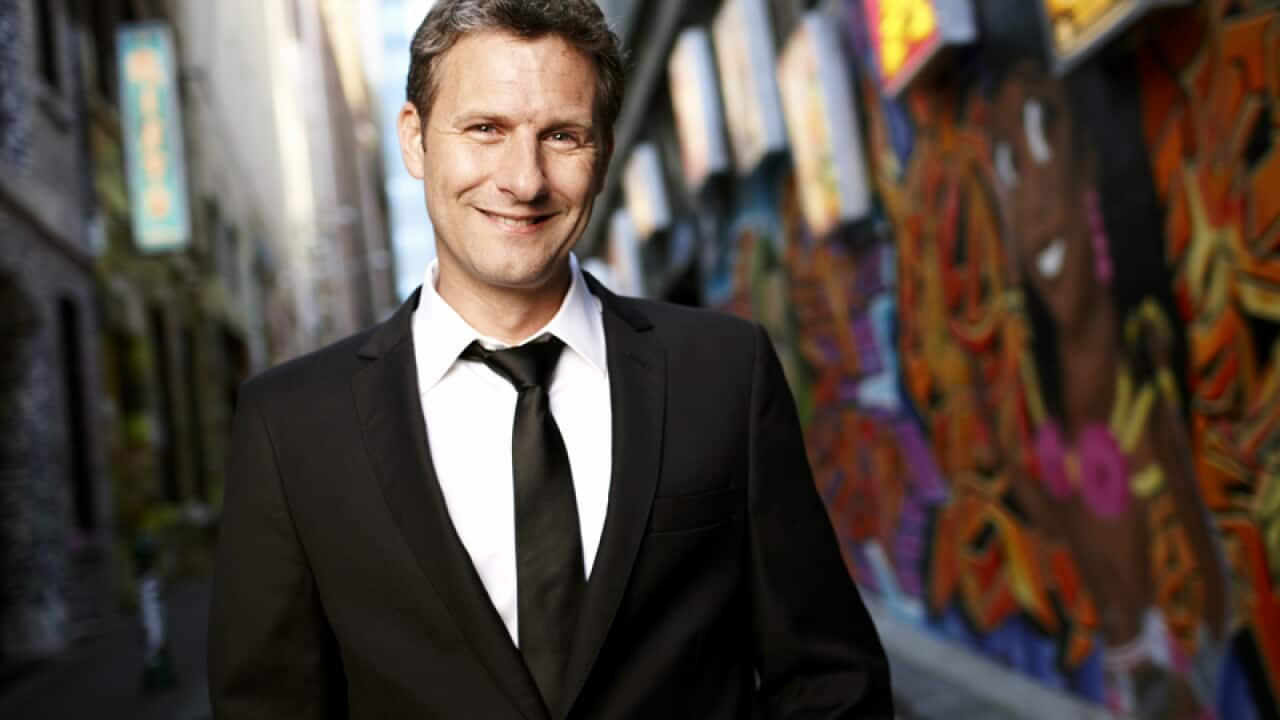 Australian comedian Adam Hills