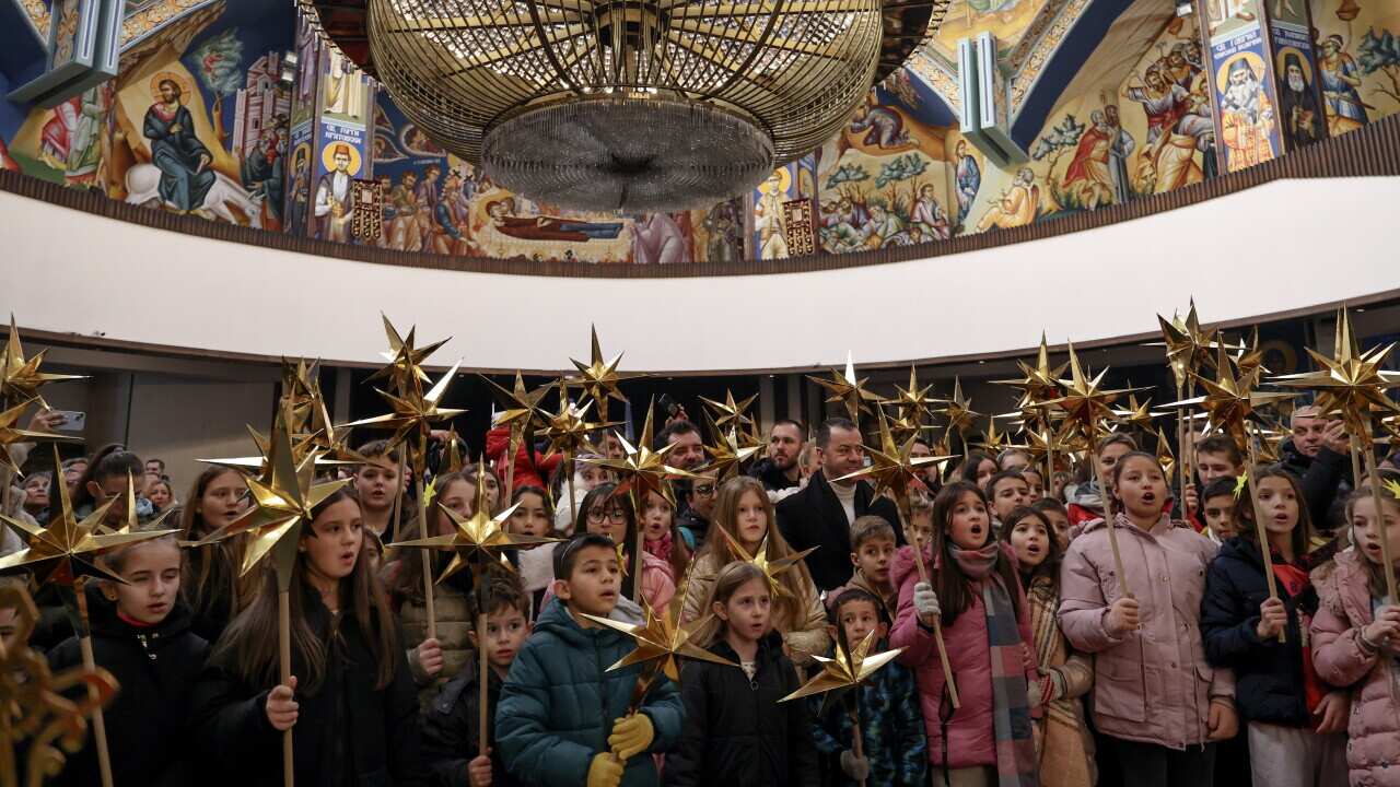 Orthodox Christmas preparations in Skopje