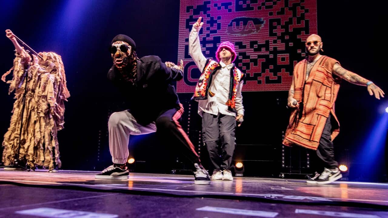 The Ukrainan band Kalush Orchestra