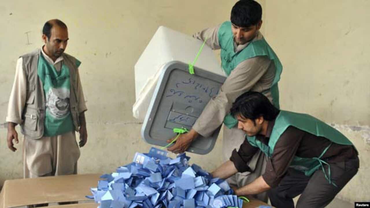 Afghan presidential election votes