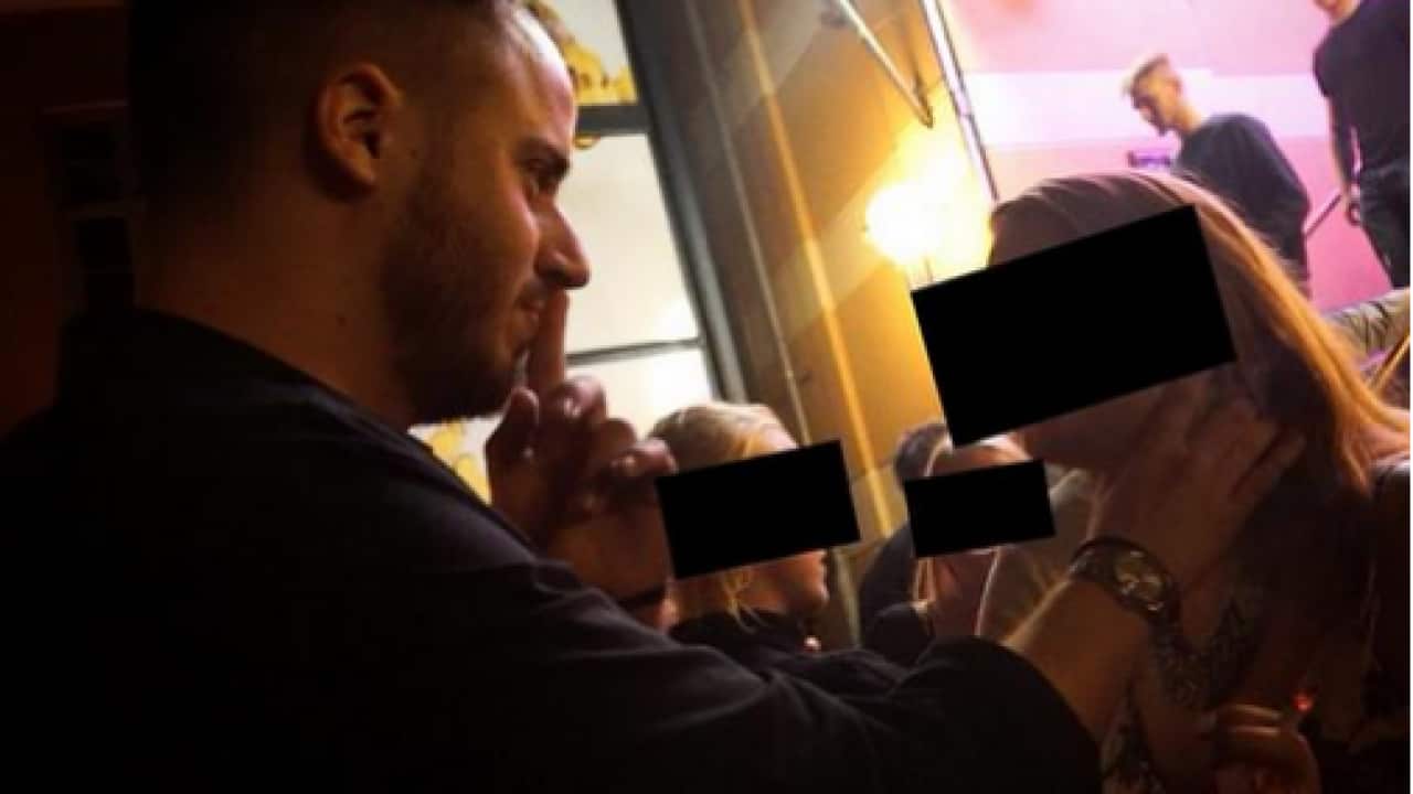 American 'pick up artist' Julien Blanc has publicly tweeted pictures of himself choking women in nightclubs. (Twitter/Instagram)