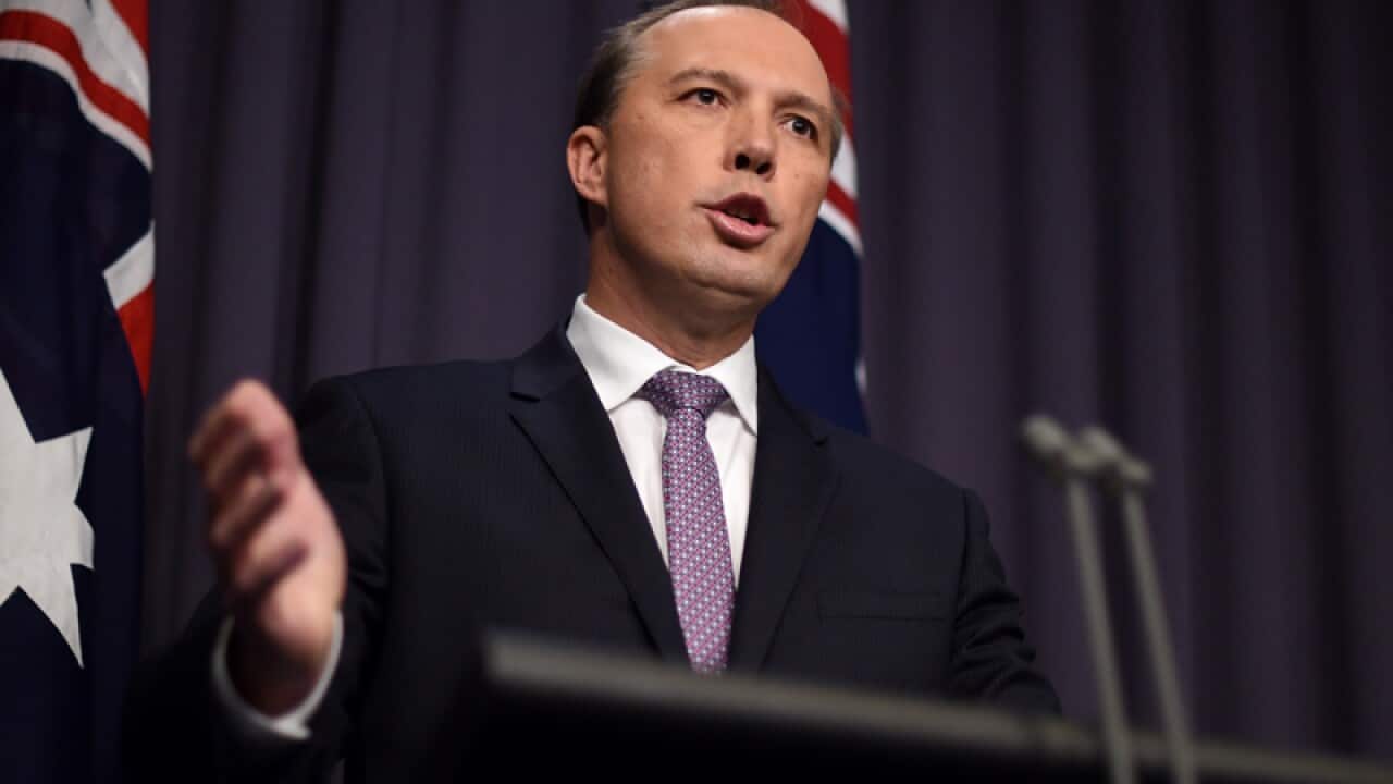 Australian Immigration Minister Peter Dutton