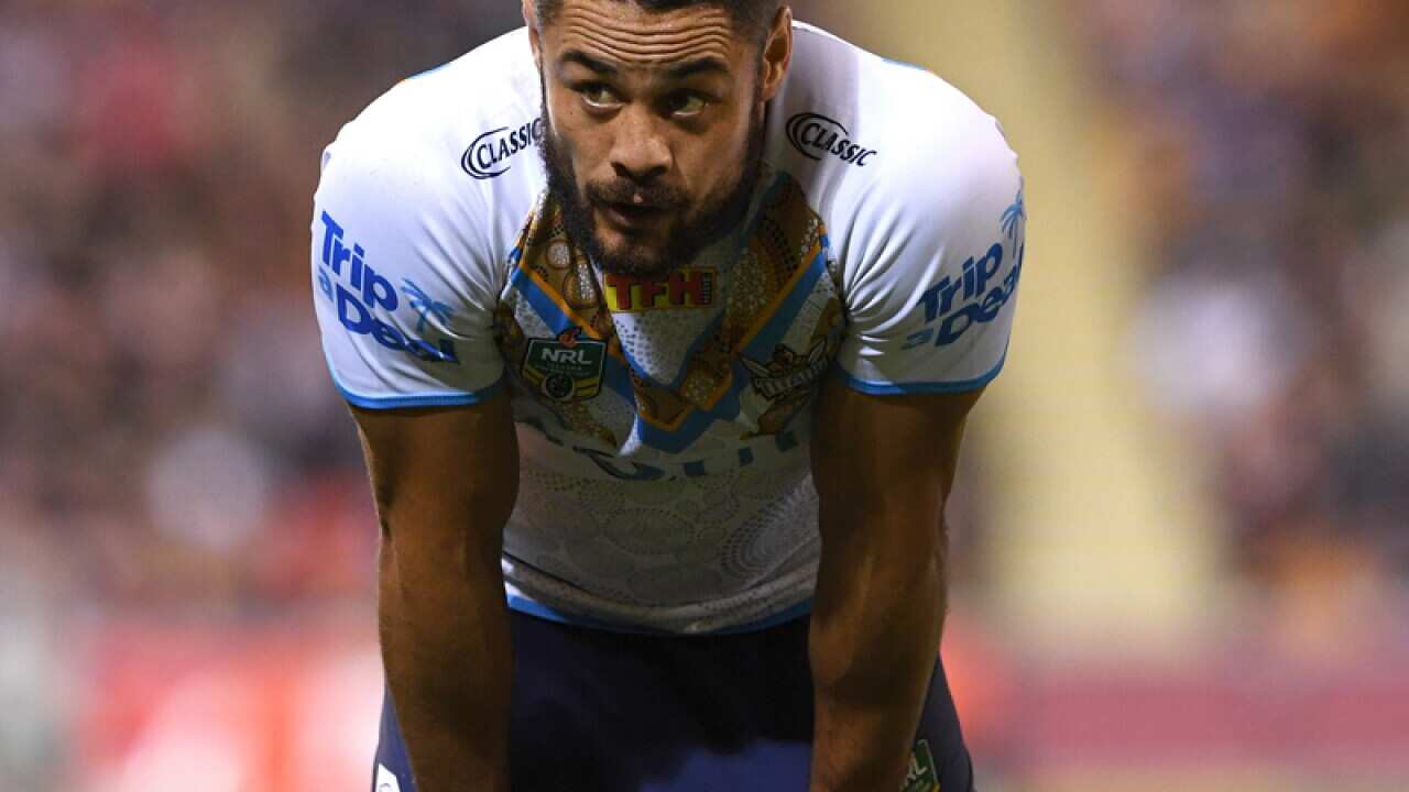 Titans player Jarryd Hayne